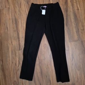 Lilly Pulitzer SzM Black Slim Fit Travel Stretch Ponte Pants